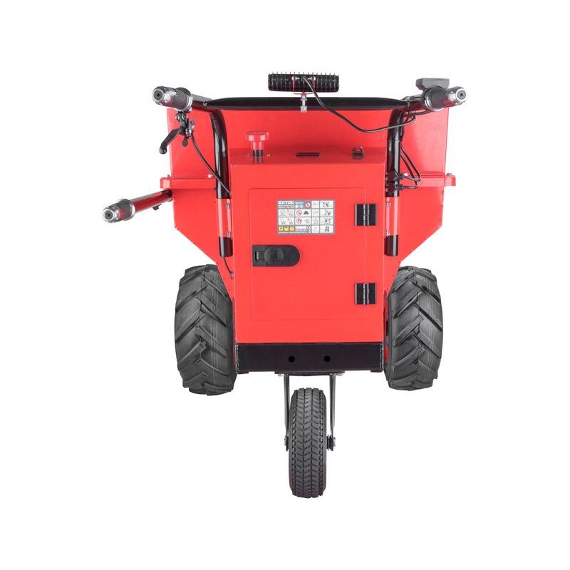 EXTOL PREMIUM TRANSPORTÉR S POJEZDEM AKU, 400KG, 200L, 54V LI-ION, 15AH, 8891591 - MOTOROVÉ A AKU VOZÍKY, KOLEČKA, MINIDUMPER - STAVEBNÍ TECHNIKA