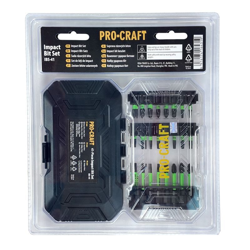 PROCRAFT AKU SADA NÁŘADÍ 20V 5DÍLŮ S BATERIÍ A NABÍJEČKOU | AKUSET2 PROCRAFT - AKU SADY - AKU NÁŘADÍ