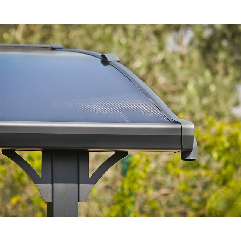 PALRAM - CANOPIA ARCADIA 6400 HLINÍKOVÝ (MONTOVANÝ) PŘÍSTŘEŠEK S OBLOUKOVOU STŘECHOU - PŘÍSTŘEŠKY VCHODOVÉ, PRO AUTA - DŮM A DOMÁCNOST, ELEKTRO..