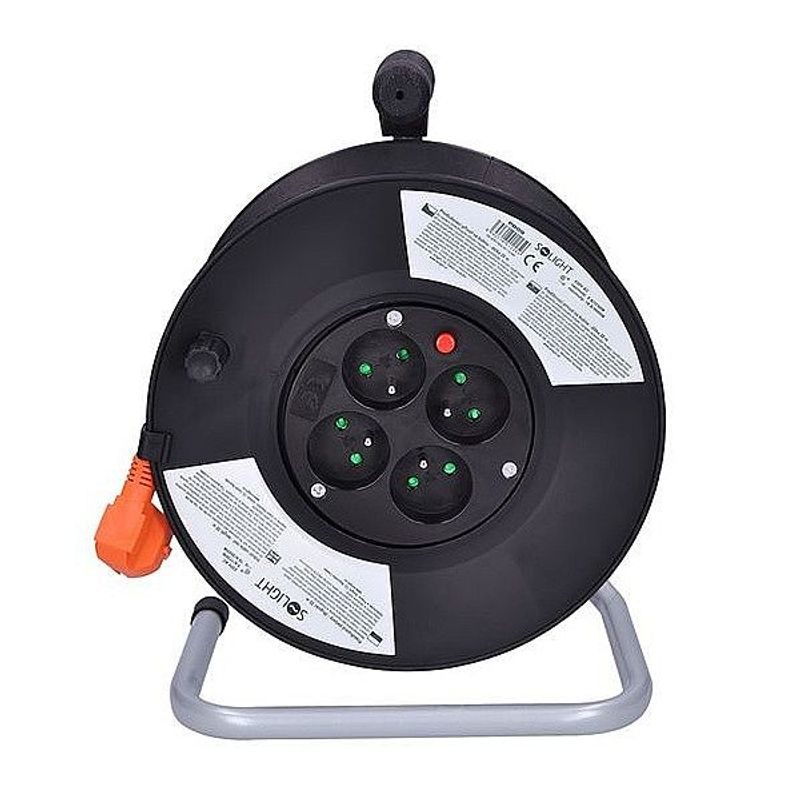 BUBEN VNITŘNÍ 4Z, 20M, ORANŽOVÝ KABEL - PRODLUŽOVACÍ KABELY - PŘÍSLUŠENSTVÍ