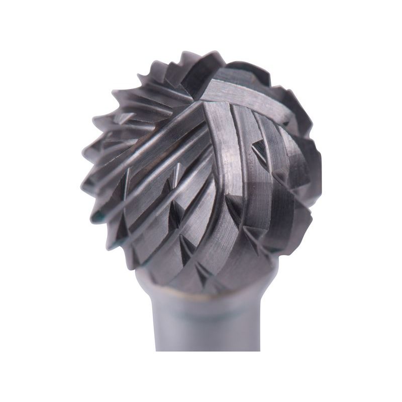 EXTOL INDUSTRIAL FRÉZA KARBIDOVÁ, KULOVÁ, PR.12MM/STOPKA 6MM,SEK STŘEDNÍ (DOUBLE-CUT), 8703735 - STOPKOVÉ FRÉZKY - PŘÍSLUŠENSTVÍ