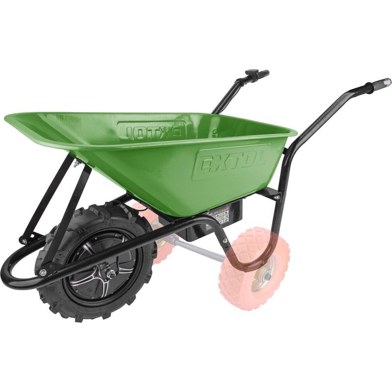EXTOL CRAFT KOLEČKO AKU, 150KG, 80L, 402600 - AKU KOLEČKA, MOTÚČKA - STAVEBNÍ TECHNIKA