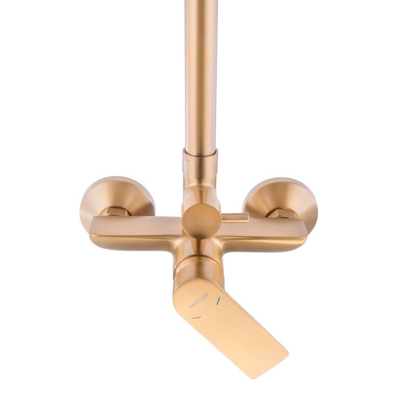 SPRCHOVÝ SLOUP S BATERIÍ MIXXUS PREMIUM ALEX 003J BRUSHED GOLD | ALEX 003J BRUSHED GOLD PROCRAFT - SPRCHOVÉ BATERIE - SANITA
