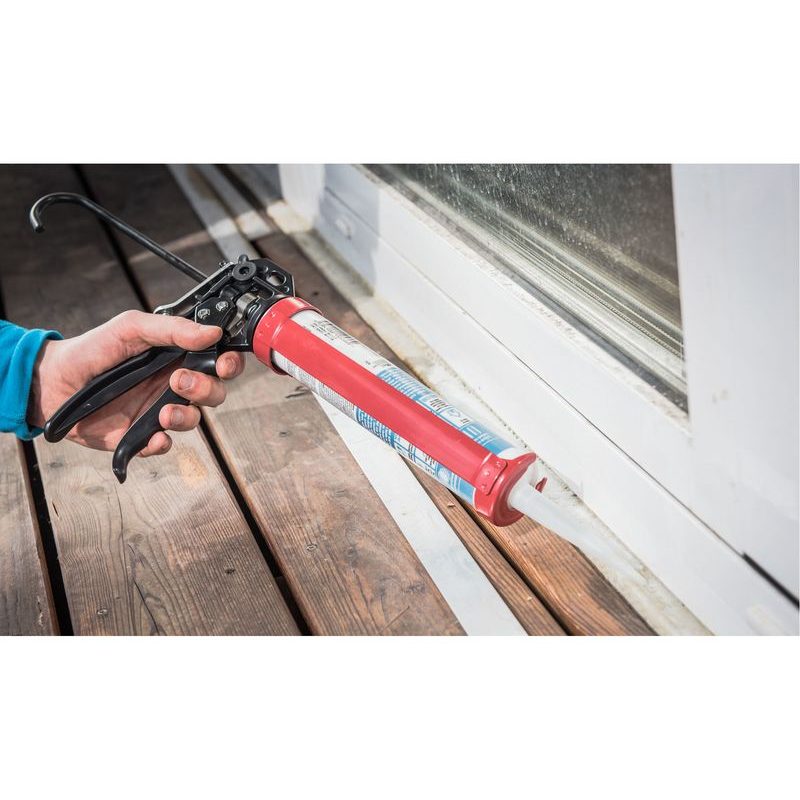 FORTUM PISTOLE VYTLAČ. OTOČNÁ PROFI S PŘEPÍNAČEM ZPĚTNÉHO KROKU, 225MM/310ML, 4770821 - APLIKAČNÍ PISTOLE - STAVEBNÍ TECHNIKA