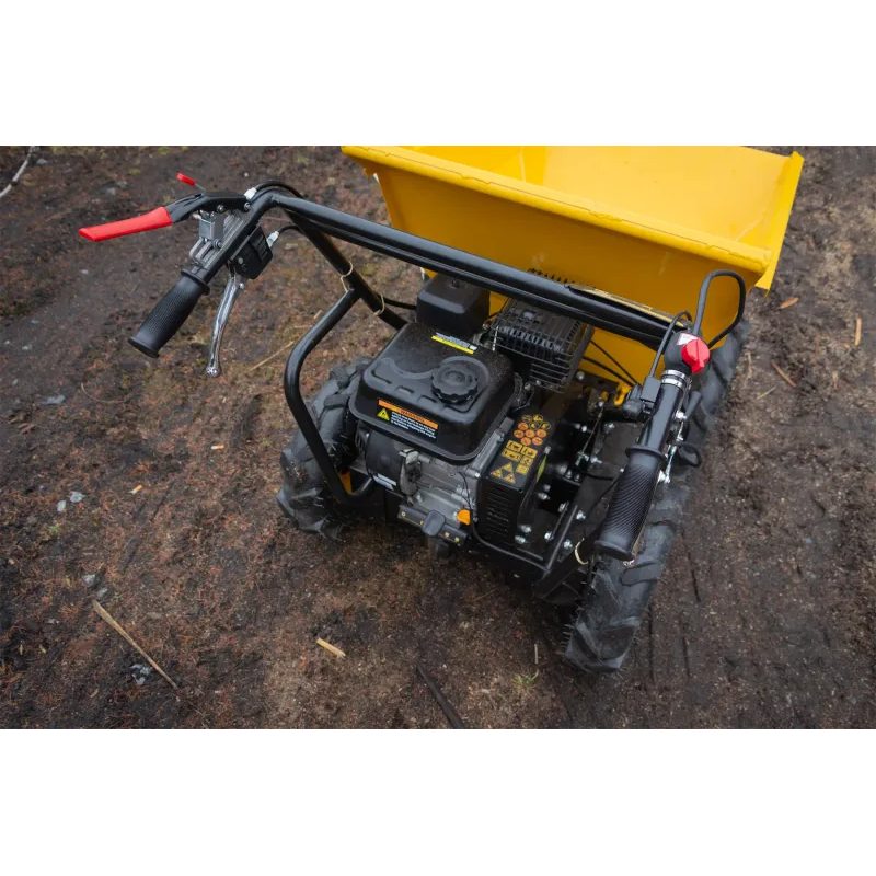 MOTOROVÝ DUMPER (PŘEPRAVNÍK) 4X4 | NOSNOST 400 KG/240 L | 196 CM3 - MOTOROVÉ A AKU VOZÍKY, KOLEČKA, MINIDUMPER - STAVEBNÍ TECHNIKA