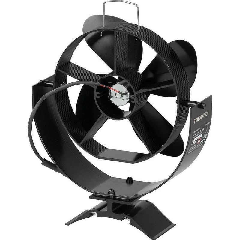 VENTILÁTOR KE KRBU MAGNETICKÝ(NAKLÁPĚCÍ), 4-LOPATKOVÝ, ÚCHYT NA KOUŘOVOD - KAMNA, KRBY, KRBOVÁ KAMNA - DŮM A DOMÁCNOST, ELEKTRO..