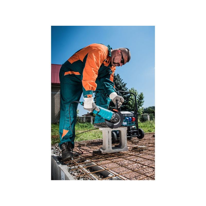 EXTOL INDUSTRIAL BRUSKA ÚHLOVÁ, OTOČNÁ RUKOJEŤ, 230MM, 2600W, 8792060 - ÚHLOVÁ BRUSKA 230 MM - ELEKTRICKÉ NÁŘADÍ