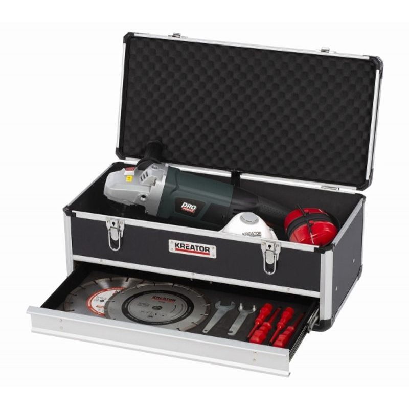 KREATOR KRT640603B HLINÍKOVÝ KUFR 620X300X255MM 1 ZÁSUVKA - KUFRY, TAŠKY, ORGANIZÉRY NA NÁŘADÍ - PŘÍSLUŠENSTVÍ