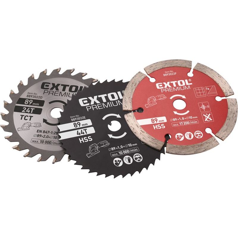 EXTOL PREMIUM PILA KOTOUČOVÁ/ŘEZAČKA S LASEREM, ZANOŘOVACÍ, 89MM, 705W, 8893023 - PONORNÉ PILY - ELEKTRICKÉ NÁŘADÍ