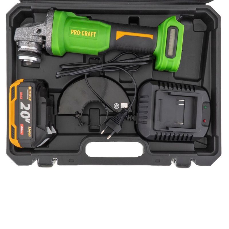 AKU BRUSKA PROCRAFT PWА220 | PWA220 PROCRAFT - AKU UHLOVÉ BRUSKY - AKU NÁŘADÍ