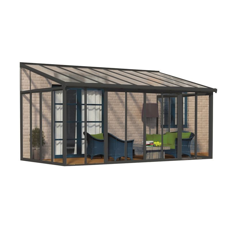 PALRAM - CANOPIA TORINO 3 X 5,46 ANTRACIT ZIMNÍ ZAHRADA - PERGOLY - DŮM A DOMÁCNOST, ELEKTRO..