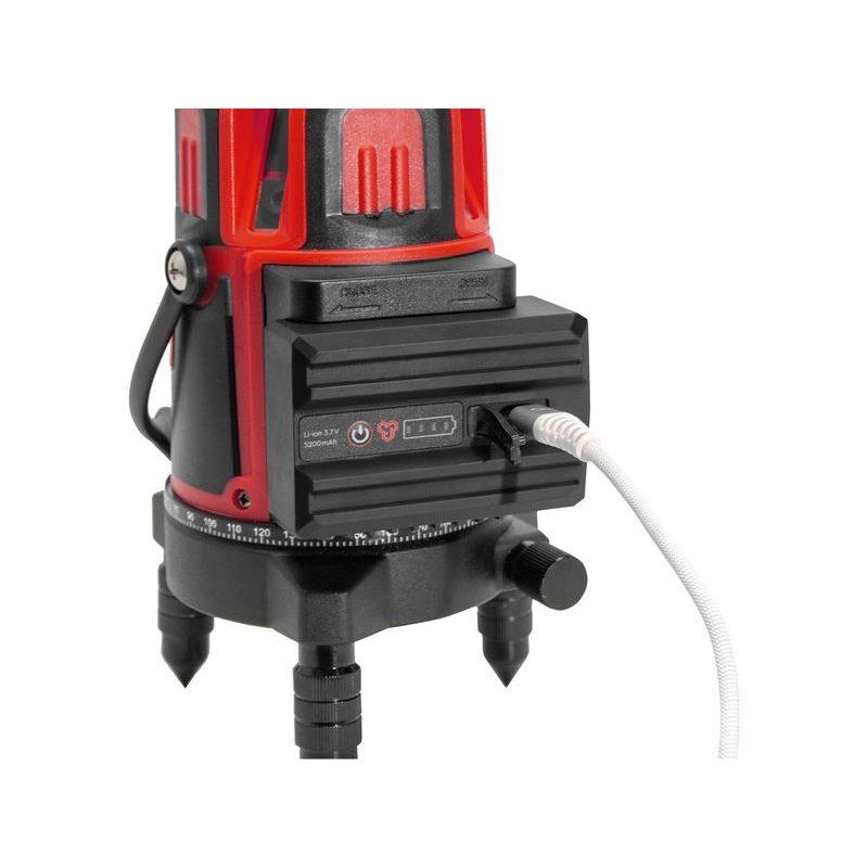 EXTOL PREMIUM LASER ZELENÝ LINIOVÝ, KŘÍŽOVÝ SAMONIVELAČNÍ, 1H X 4V (+6D), 8823312 - LINIOVÉ LASERY - MĚŘÍCÍ TECHNIKA