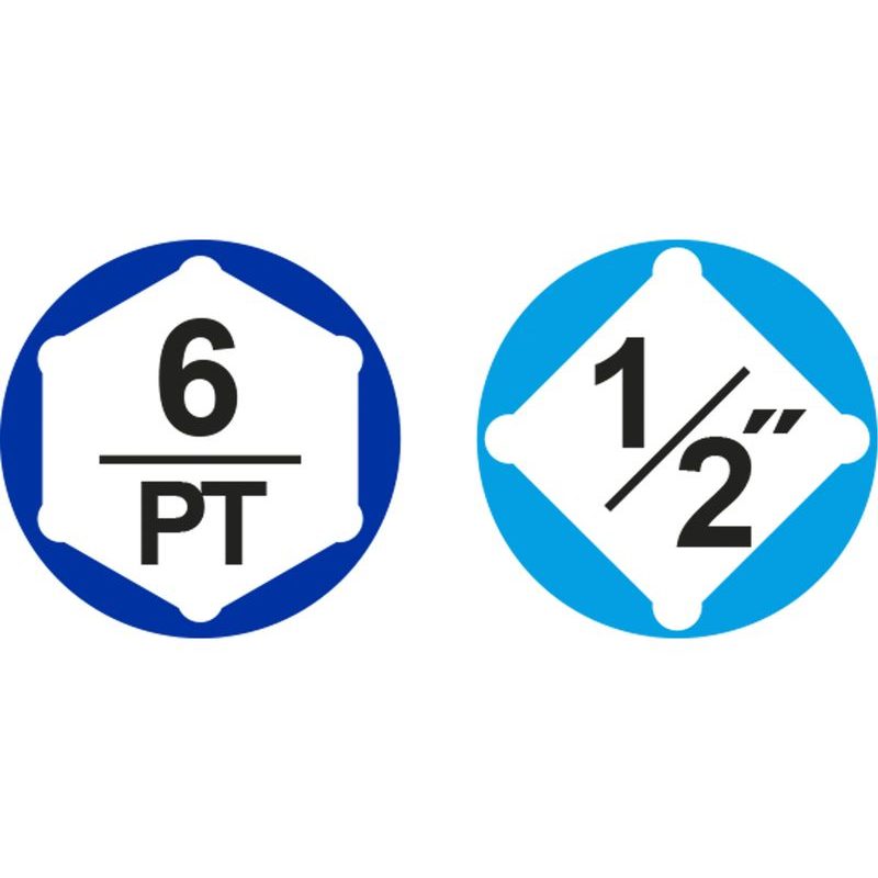 TOTAL HLAVICE NÁSTRČNÉ, SADA 24KS, 1/2", THT141253 - GOLA SADY - RUČNÍ NÁŘADÍ