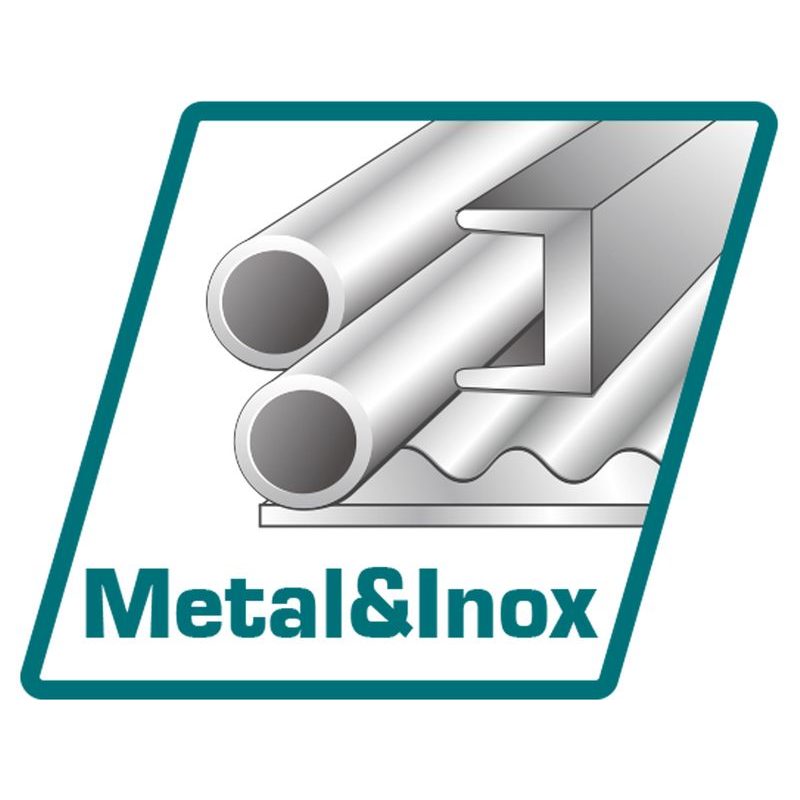 TOTAL KOTOUČE ŘEZNÉ NA KOV, 125MM,10KS, TAC2211255 - ŘEZNÝ KOTOUČ 125 MM - PŘÍSLUŠENSTVÍ