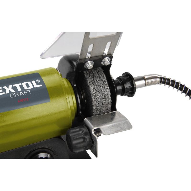 EXTOL CRAFT BRUSKA STOLNÍ DVOUKOTOUČOVÁ S PŘÍMOU BRUSKOU, 120W, 410112 - DVOUKOTOUČOVÉ BRUSKY - ELEKTRICKÉ NÁŘADÍ