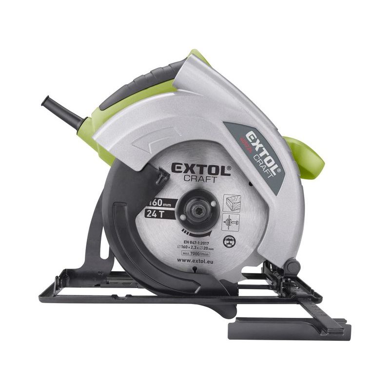 EXTOL CRAFT PILA KOTOUČOVÁ, 160MM, 1200W, 405224 - PRŮMĚR KOTOUČE DO 165 MM - ELEKTRICKÉ NÁŘADÍ