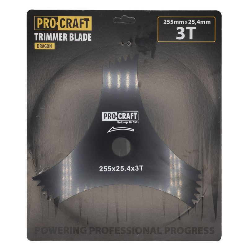 NŮŽ KŘOVINOŘEZU (D255*25.4) 3T (DRAGON) PROCRAFT | H-3T/D PROCRAFT - ŽACÍ LISTY - NOŽE - ZAHRADA
