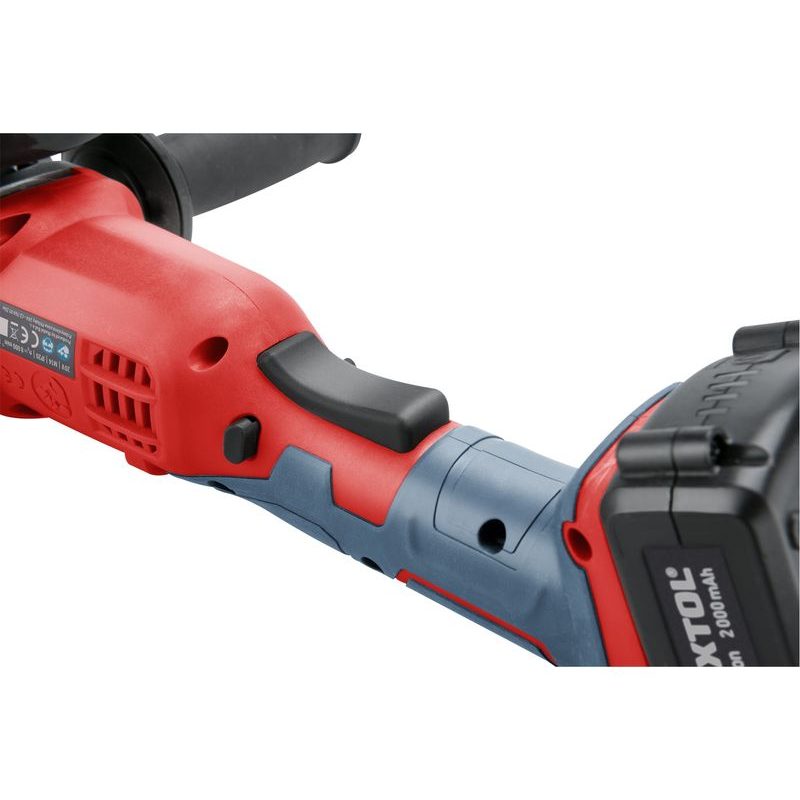 EXTOL PREMIUM BRUSKA ÚHLOVÁ AKU SHARE20V, 115MM, 20V LI-ION, 2000MAH, 8891840 - AKU UHLOVÉ BRUSKY - AKU NÁŘADÍ