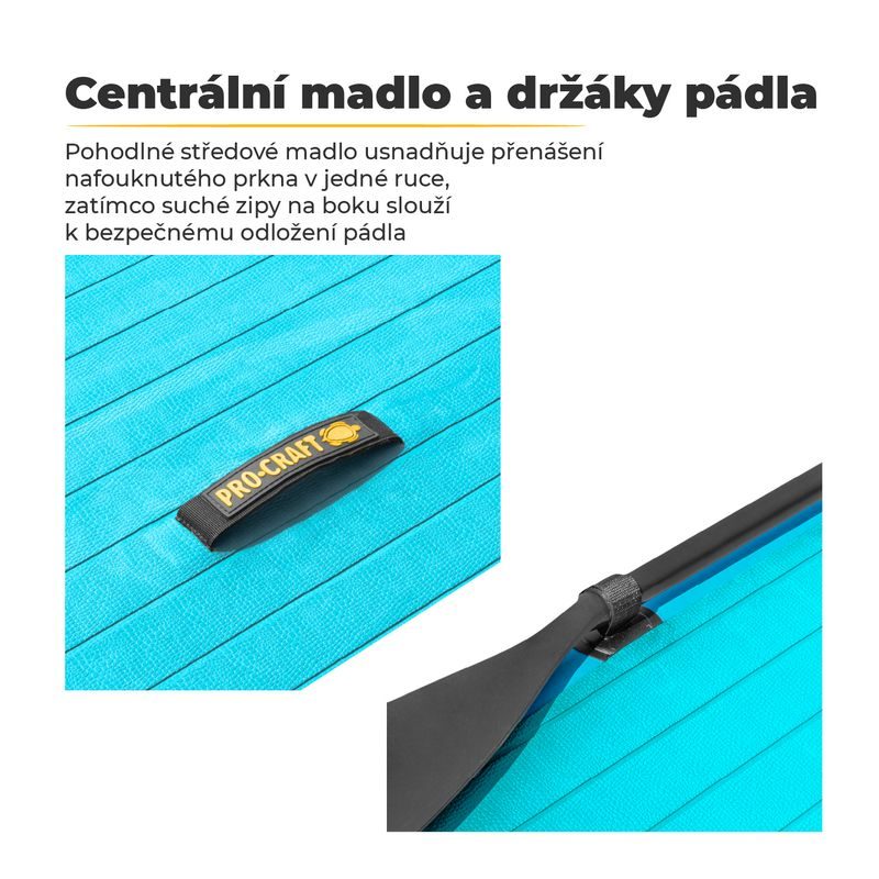 PADDLEBOARD SET PROCRAFT TRAVEL SUP350 | SUP350 PROCRAFT - DOPLŇKY A VYCHYTÁVKY - DŮM A DOMÁCNOST, ELEKTRO..