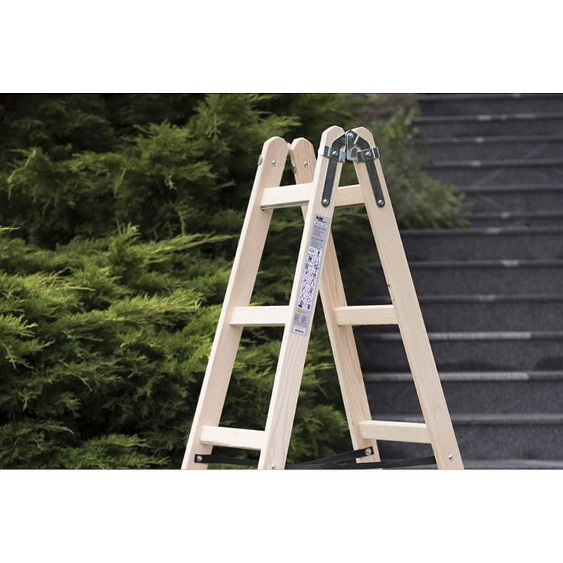 ŠTAFLE DŘEVĚNÉ 5 PŘÍČEK/166CM A5 /108951/ - ŽEBŘÍKY, SCHŮDKY, LEŠENÍ - DÍLNA A GARÁŽ