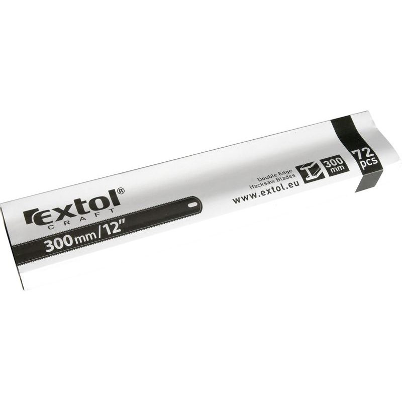 EXTOL CRAFT PLÁTKY PILOVÉ NA KOV OBOUSTRANNÉ, 300MM, BAL. 72KS, 1724 - PILOVÉ LISTY - RUČNÍ NÁŘADÍ