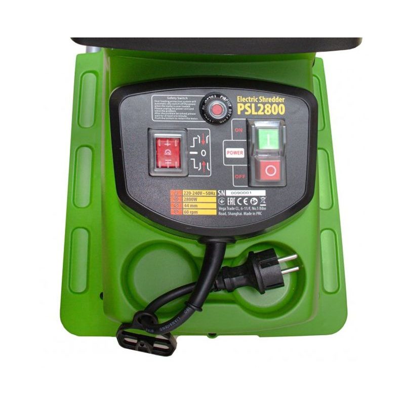 ZAHRADNÍ DRTIČ VĚTVÍ VÁLCOVÝ PROCRAFT PSL2800 | PSL2800 PROCRAFT - DRTIČ S ELEKTRICKÝM MOTOREM - ZAHRADA