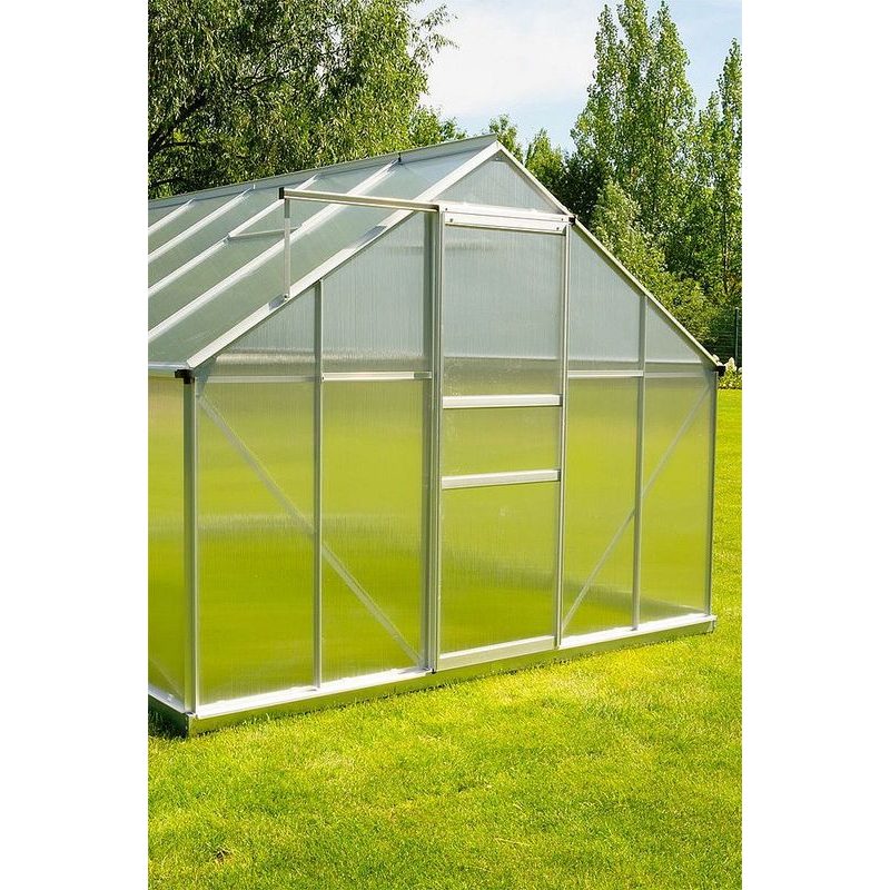 SKLENÍK GREENHOUSE, ALU, PC 6 MM, 250X370X195CM - SKLENÍK, FOLIOVNÍK - ZAHRADA