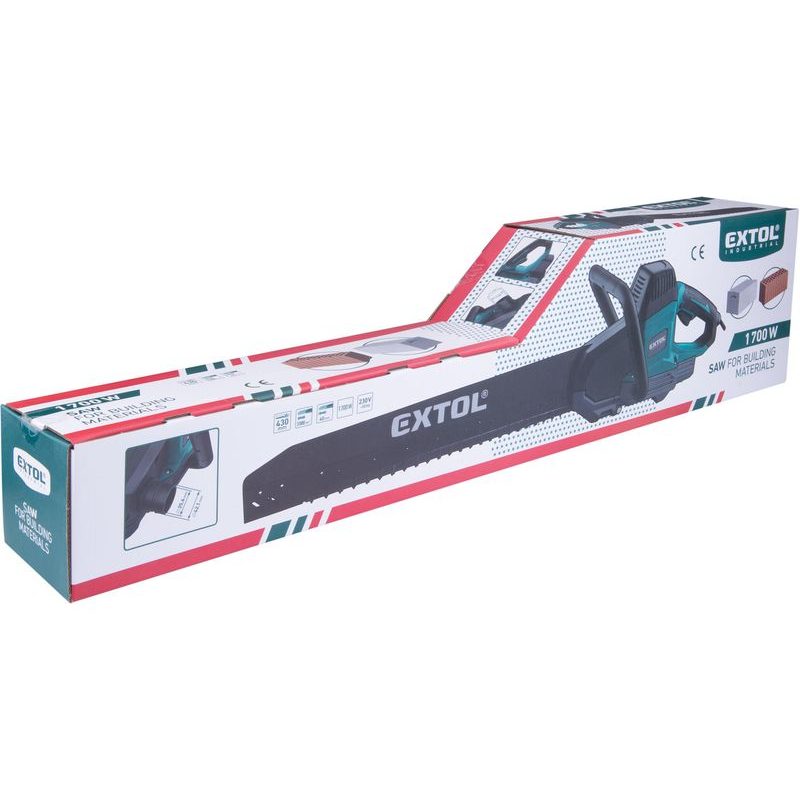 EXTOL INDUSTRIAL PILA NA STAVEBNÍ MATERIÁLY, 1700W, 8793110 - STAVEBNÍ PILY, ŘEZAČKY DLAŽEB - STAVEBNÍ TECHNIKA