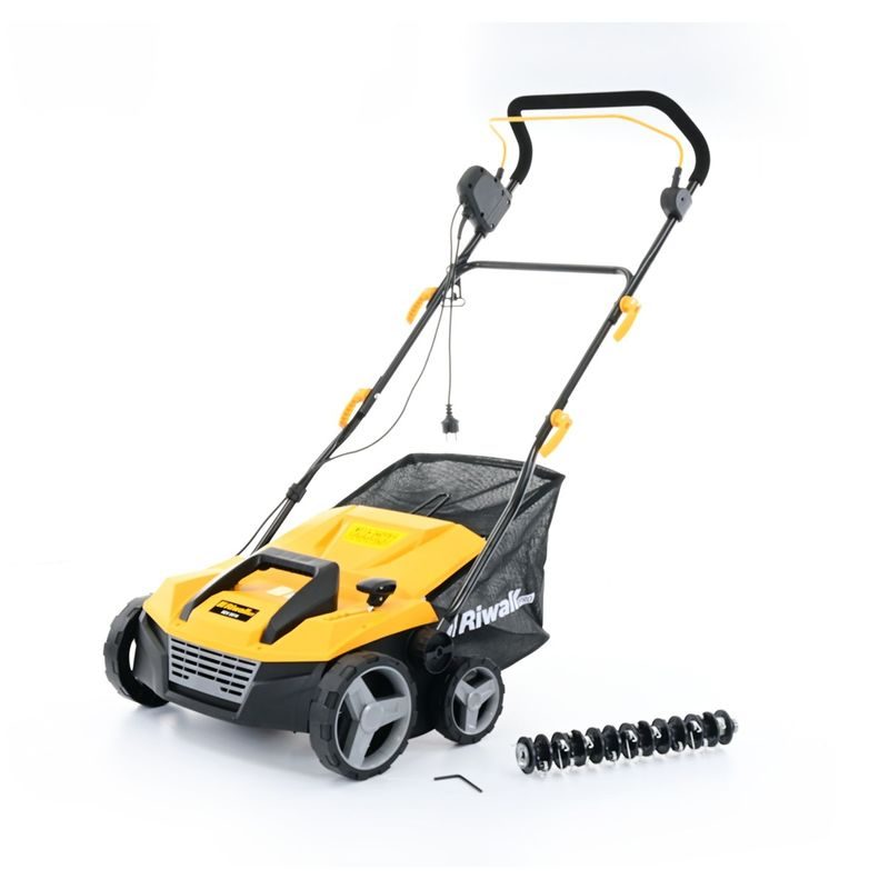 RIWALL PRO REV 3816 TRAVNÍ PROVZDUŠŇOVAČ S ELEKTRICKÝM MOTOREM COMBI 3 V 1 - ELEKTRICKÉ VERTIKUTÁTORY - ZAHRADA