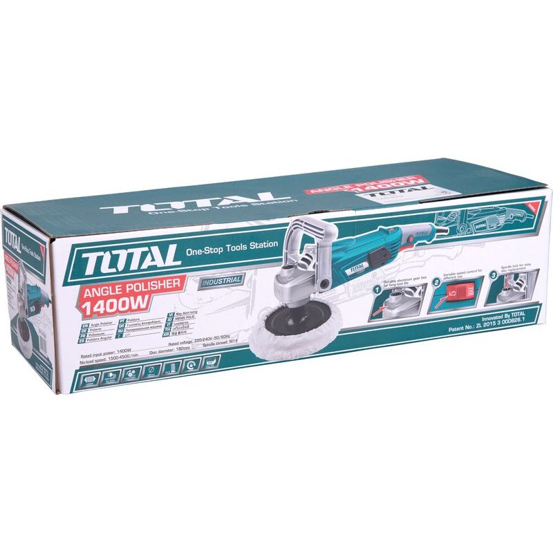 TOTAL LEŠTIČKA, 1400W, TP1141806 - ZNAČKA TOTAL - ELEKTRICKÉ NÁŘADÍ