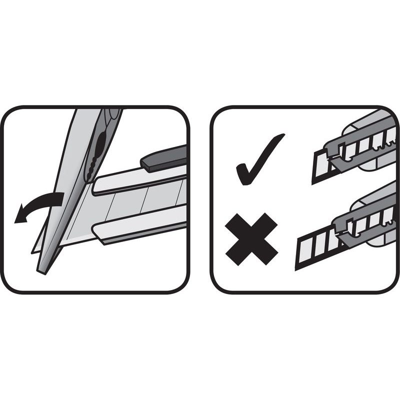 FORTUM NŮŽ ULAMOVACÍ S VÝZTUHOU, 18MM, AUTO-LOCK, 4780022 - ULAMOVACÍ NOŽE - RUČNÍ NÁŘADÍ