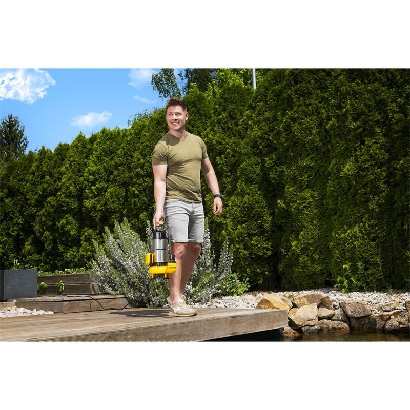 RIWALL PRO RESP 750 INOX KALOVÉ ČERPADLO DO SEPTIKU 750 W S VOLNÝM PRŮTOKEM - KALOVÁ ČERPADLA - ZAHRADA