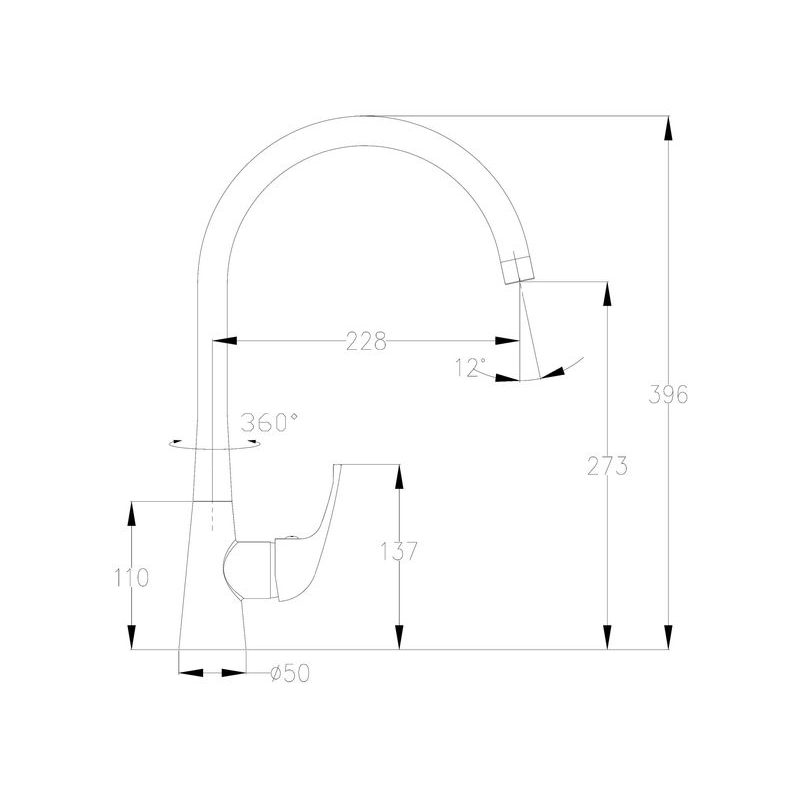 BALLETTO BATERIE UMYVADLOVÁ STOJÁNKOVÁ, 81020 - UMYVADLOVÉ BATERIE - SANITA