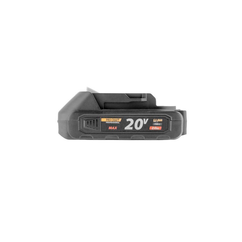 BATERIE AKUMULÁTOROVÁ 20V LI-ION, 2000MAH USB TYPE C PROCRAFT 20/2C | 20/2C PROCRAFT - PŘÍSLUŠENSTVÍ PROCRAFT - NÁHRADNÍ DÍLY