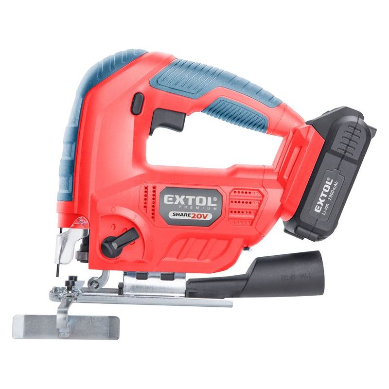 EXTOL PREMIUM PILA PŘÍMOČARÁ AKU SHARE20V, 20V LI-ION, 2AH, 8891824 - AKU PŘÍMOČARÉ PILY - AKU NÁŘADÍ