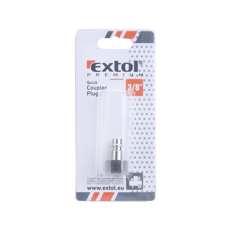 EXTOL PREMIUM RYCHLOSPOJKA VZDUCHOVÁ VSUVKA S VNITŘNÍM ZÁVITEM, G-3/8", 8865125 - RYCHLOSPOJKY - PNEU NÁŘADÍ