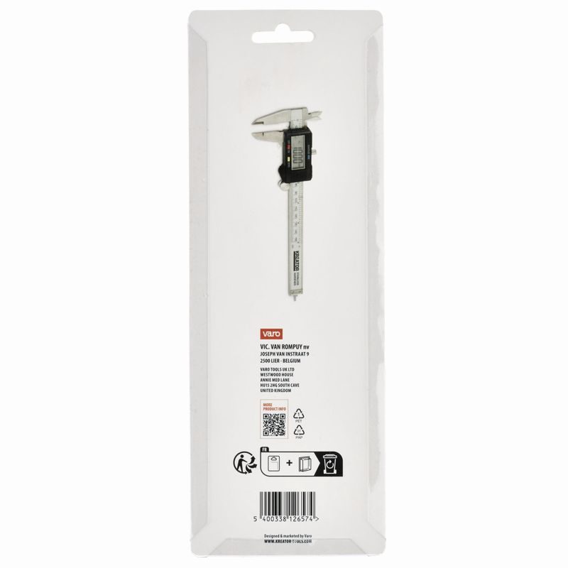 KREATOR KRTH70704 POSUVNÉ MĚŘÍTKO DIGITÁLNÍ 150 MM - POSUVNÁ MĚŘÍTKA - MĚŘÍCÍ TECHNIKA