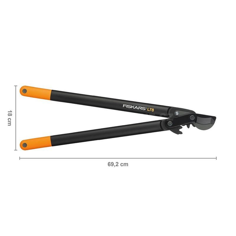 NŮŽKY PŘEVODOVÉ FISKARS SINGLESTEP L78 2-ČEPELOVÉ, PR. STŘIHU 50MM - NŮŽKY NA VĚTVE - ZAHRADA