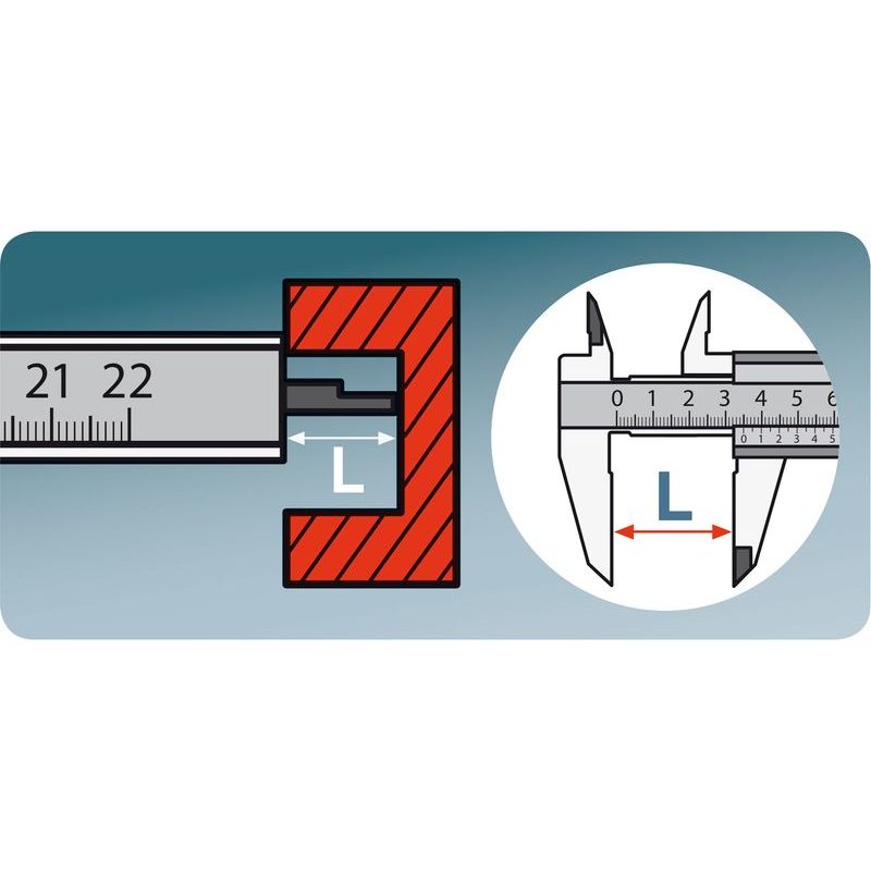 EXTOL PREMIUM MĚŘÍTKO POSUVNÉ KOVOVÉ, 0-200MM, 3422 - POSUVNÁ MĚŘÍTKA - MĚŘÍCÍ TECHNIKA