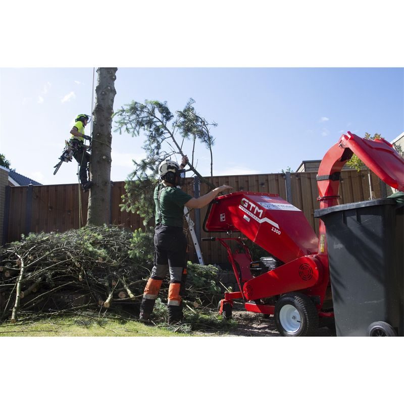 GTM GTS 1300 WDG BENZINOVÝ DRTIČ DŘEVA S POJEZDEM - DRTIČ S BENZÍNOVÝM MOTOREM - ZAHRADA