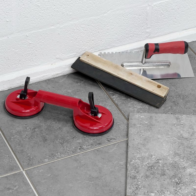 KREATOR KRTH50402 PŘÍSAVKA NA SKLO DVOUBODOVÁ - PŘÍSAVKY NA SKLO - DÍLNA A GARÁŽ