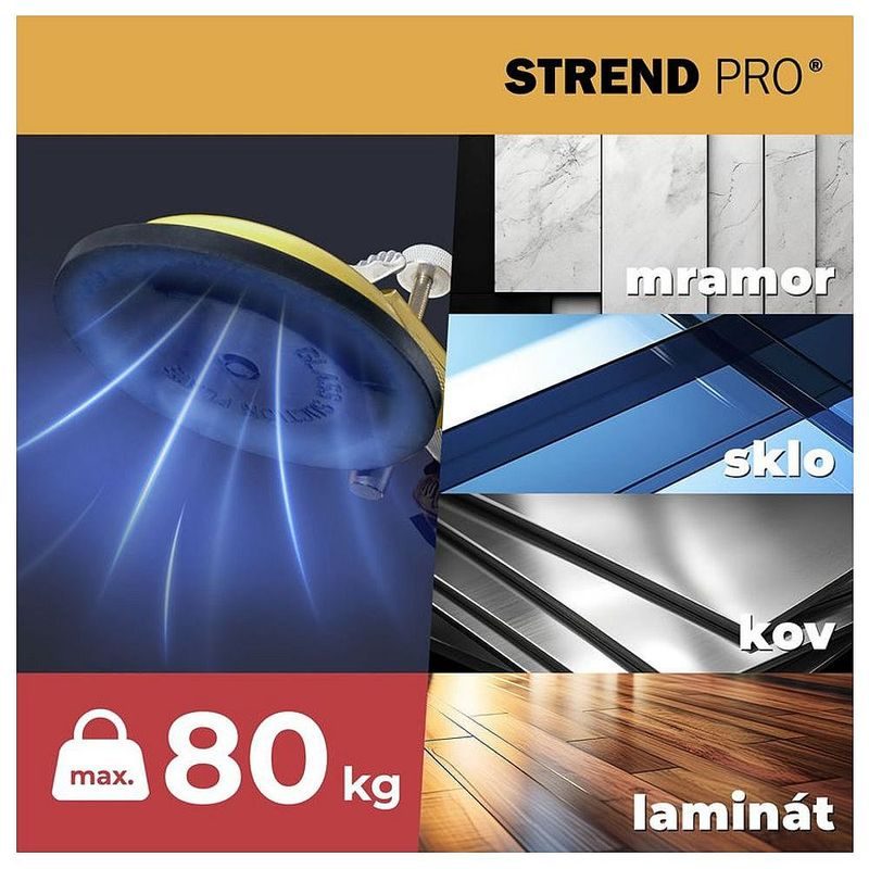 DRŽÁK NA SKLO, 2 PŘÍSAVKY, NOSNOST 80KG - PŘÍSAVKY NA SKLO - DÍLNA A GARÁŽ