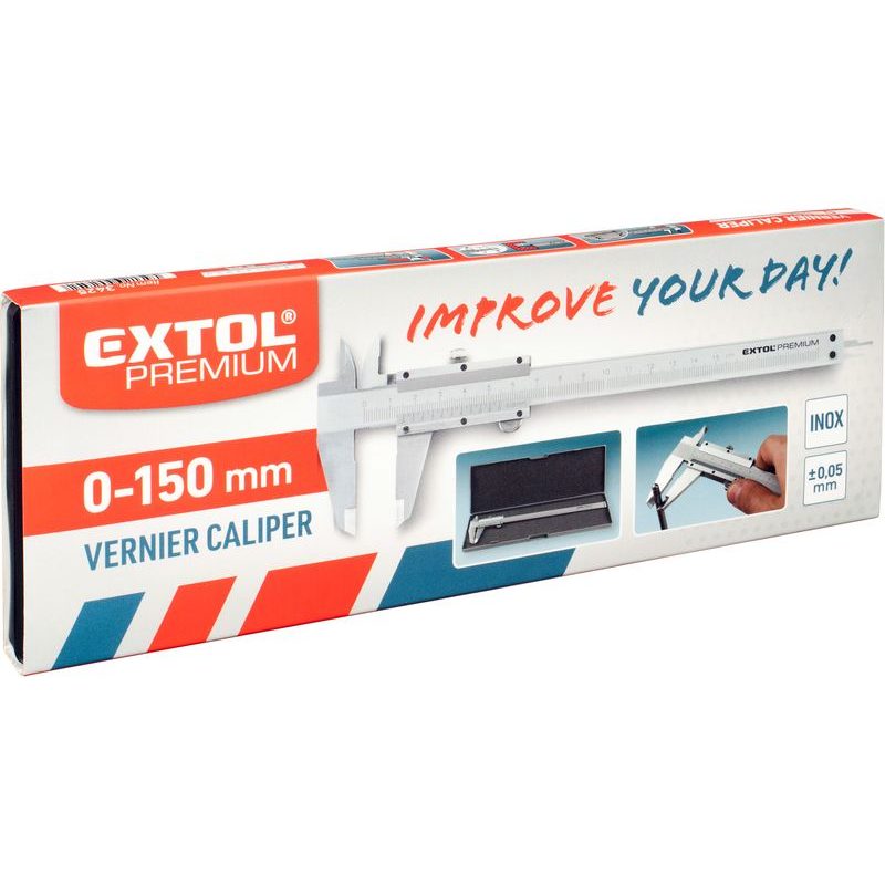 EXTOL PREMIUM MĚŘÍTKO POSUVNÉ KOVOVÉ, 0-150MM, 3425 - POSUVNÁ MĚŘÍTKA - MĚŘÍCÍ TECHNIKA