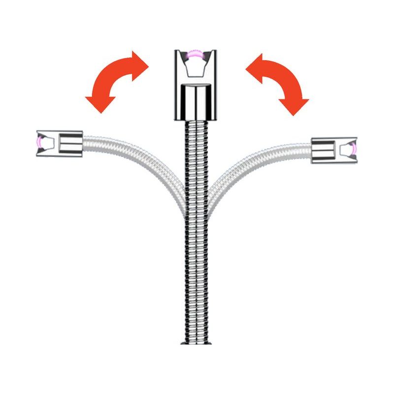 EXTOL PREMIUM ZAPALOVAČ PLAZMOVÝ S TVAROVATELNÝM KRKEM A S USB NABÍJENÍM,, DÉLKA 26CM, 8848130 - ELEKTRO - DŮM A DOMÁCNOST, ELEKTRO..
