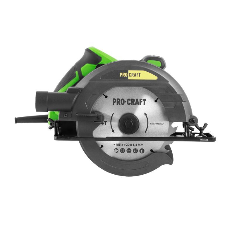 PILA KOTOUČOVÁ PROCRAFT KR1400, 185MM | KR1400 PROCRAFT - PRŮMĚR KOTOUČE 165-190 MM - ELEKTRICKÉ NÁŘADÍ