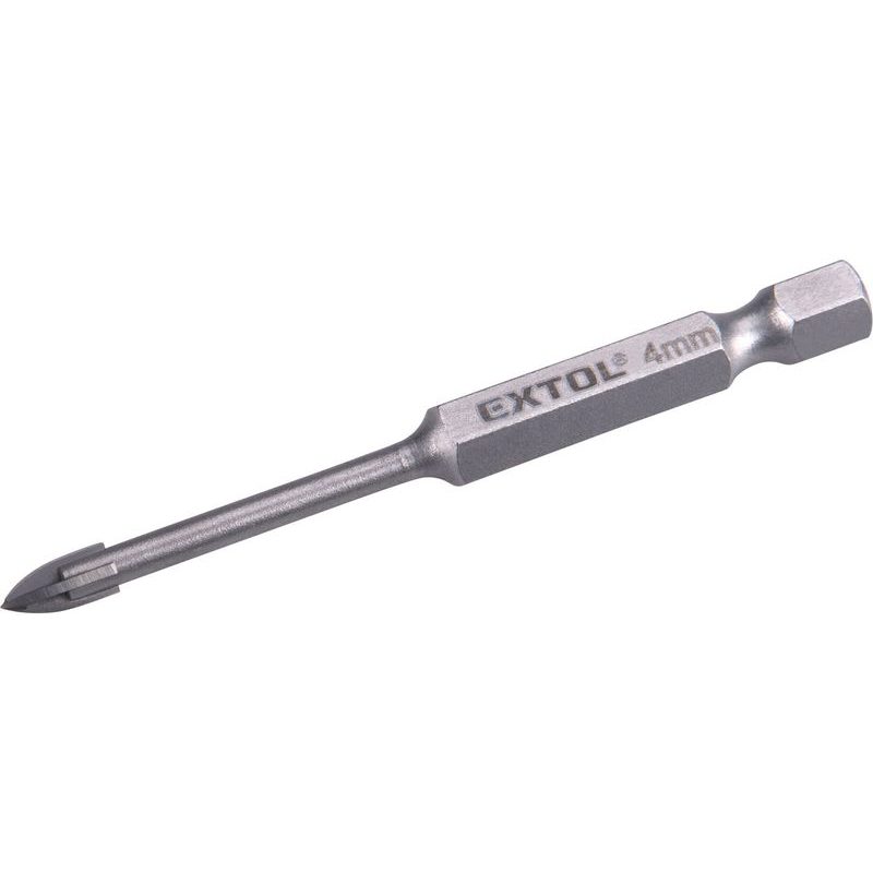 EXTOL PREMIUM VRTÁK NA SKLO A KERAMIKU KARBIDOVÝ, O 4MM, 8801884 - VRTÁKY DO SKLA A KERAMIKY - PŘÍSLUŠENSTVÍ