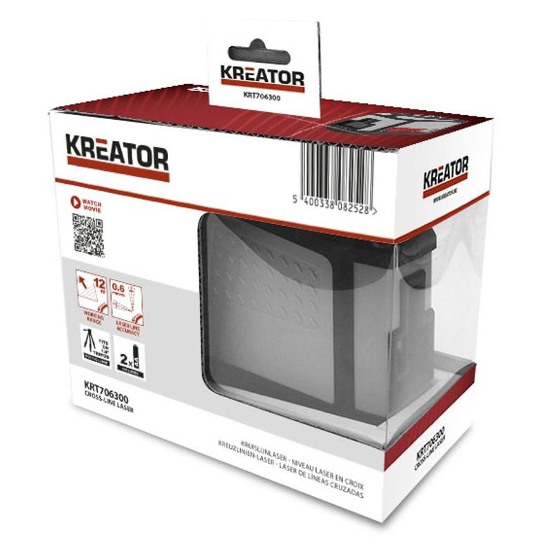 KREATOR KRT706300 KŘÍŽOVÝ LASER - LINIOVÉ LASERY - MĚŘÍCÍ TECHNIKA