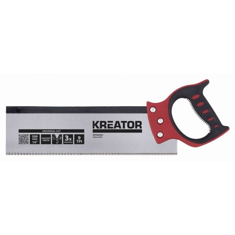 KREATOR KRT809001 ČEPOVACÍ PILA 350MM PLUS BOX - ČEPOVACÍ PILKY - RUČNÍ NÁŘADÍ