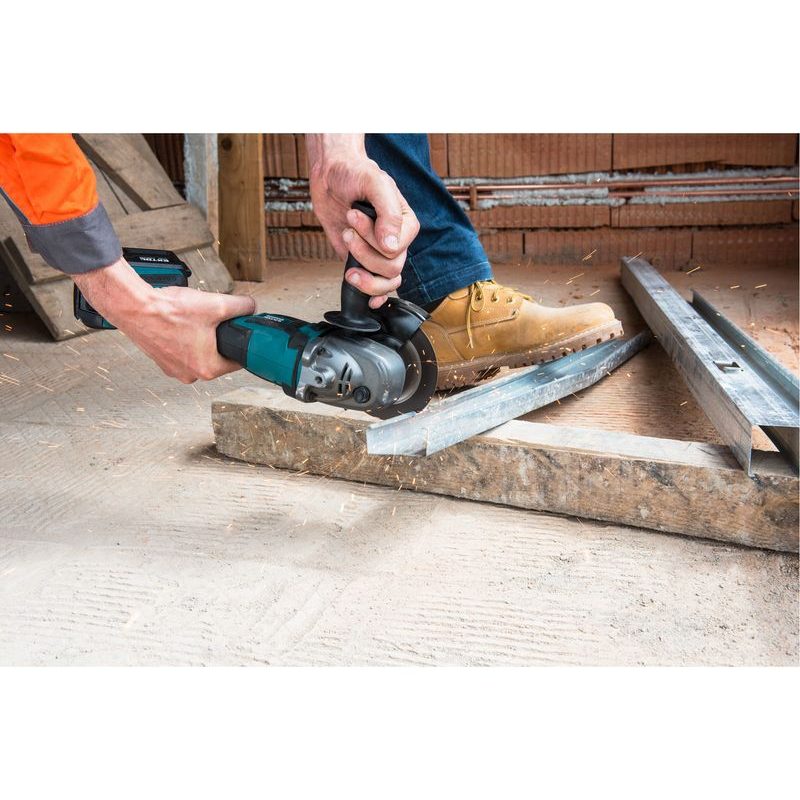 EXTOL INDUSTRIAL BRUSKA ÚHLOVÁ AKU SHARE20V, 125MM, BRUSHLESS, 20V LI-ION, 4AH, 8791842 - AKU UHLOVÉ BRUSKY - AKU NÁŘADÍ