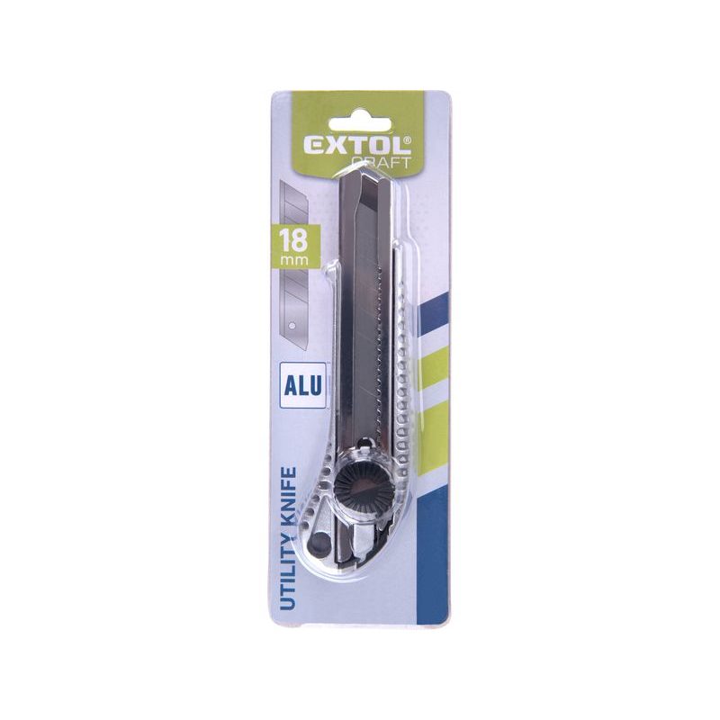 EXTOL CRAFT NŮŽ ULAMOVACÍ CELOKOVOVÝ S VÝZTUHOU, 18MM, 955000 - ULAMOVACÍ NOŽE - RUČNÍ NÁŘADÍ